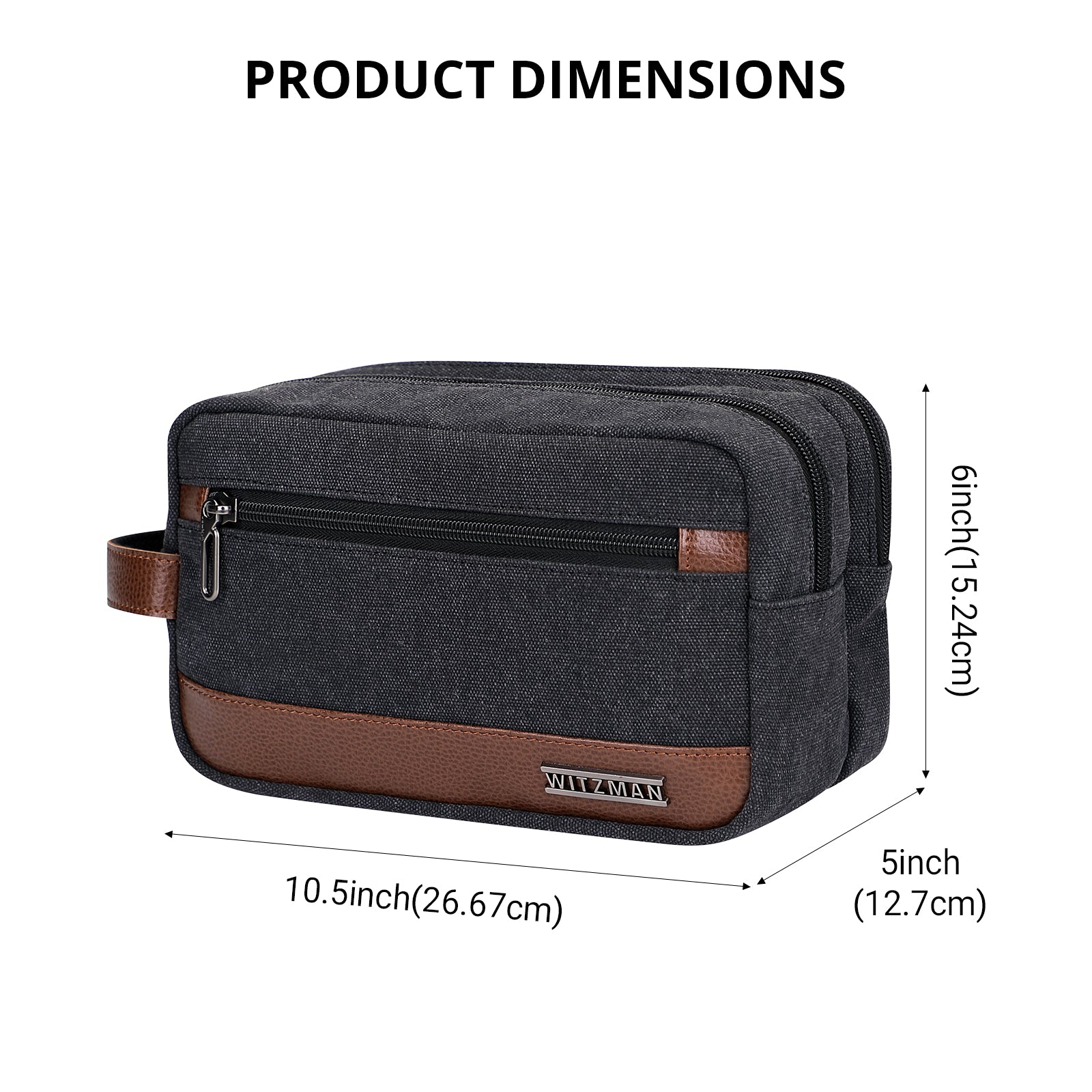 Black Toiletry Bag