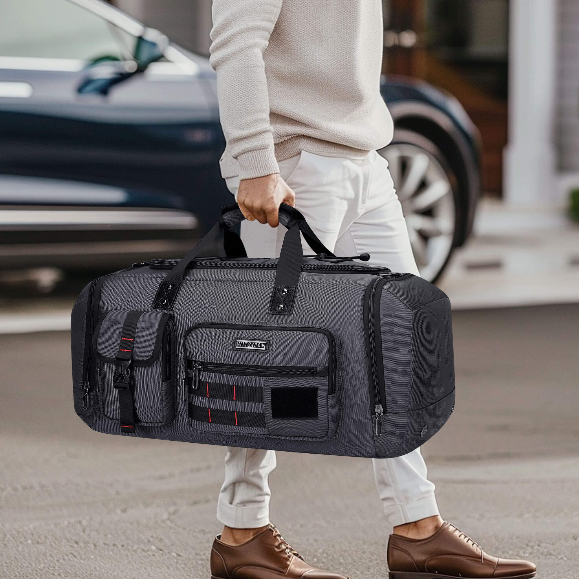 witzman b693 nylon duffel bag
#color_grey