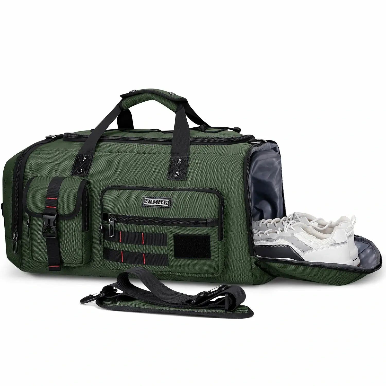 witzman b693 nylon duffel bag
color_green