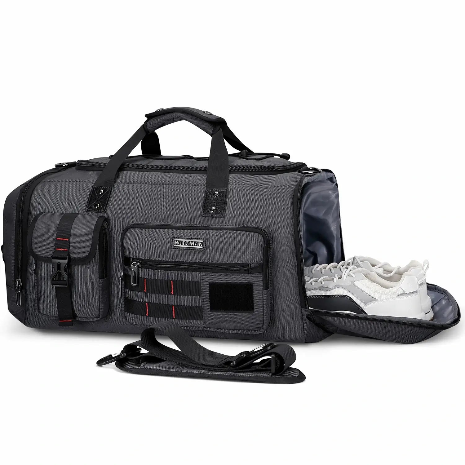 witzman b693 nylon duffel bag
#color_grey