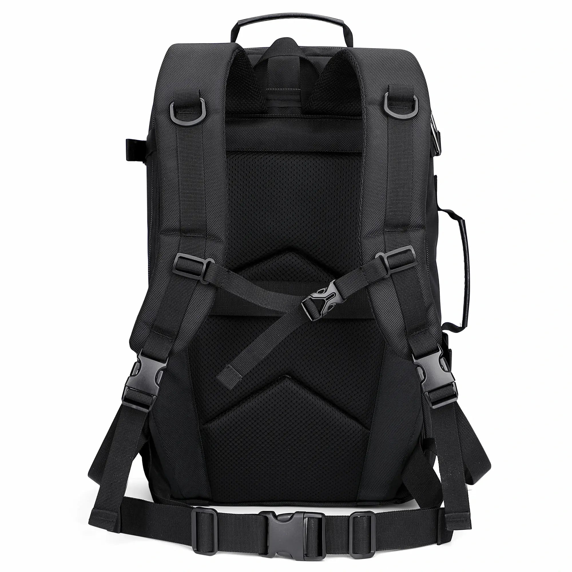 B688 Best large travel backpack carry on luggage bag black backpacks 45L fit 17 inch laptop