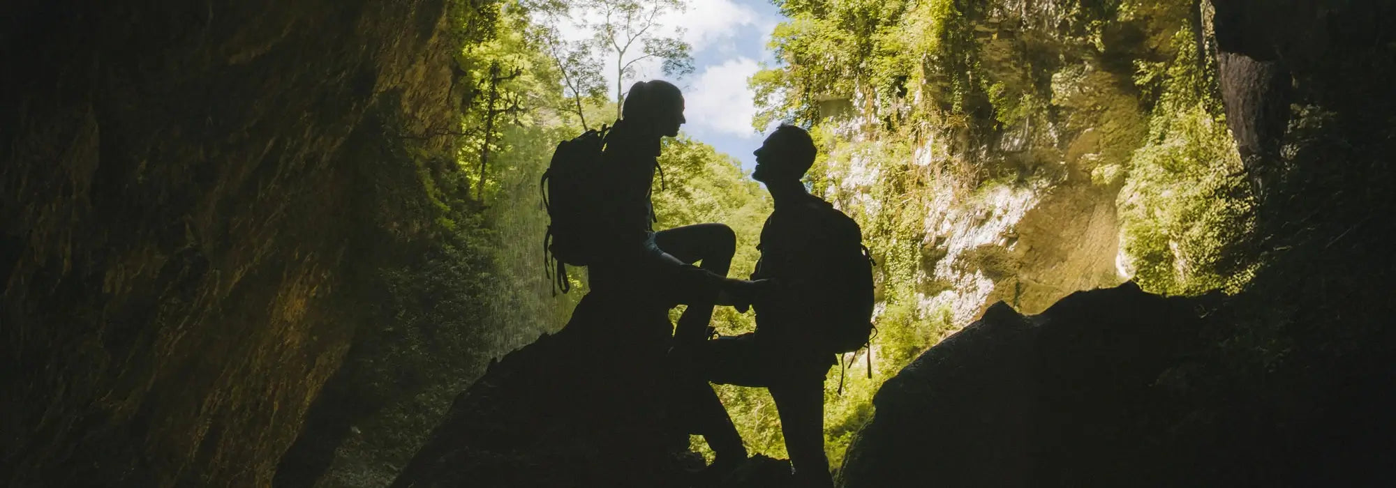 Wonderful cave adventure tour, witzman travel backpack