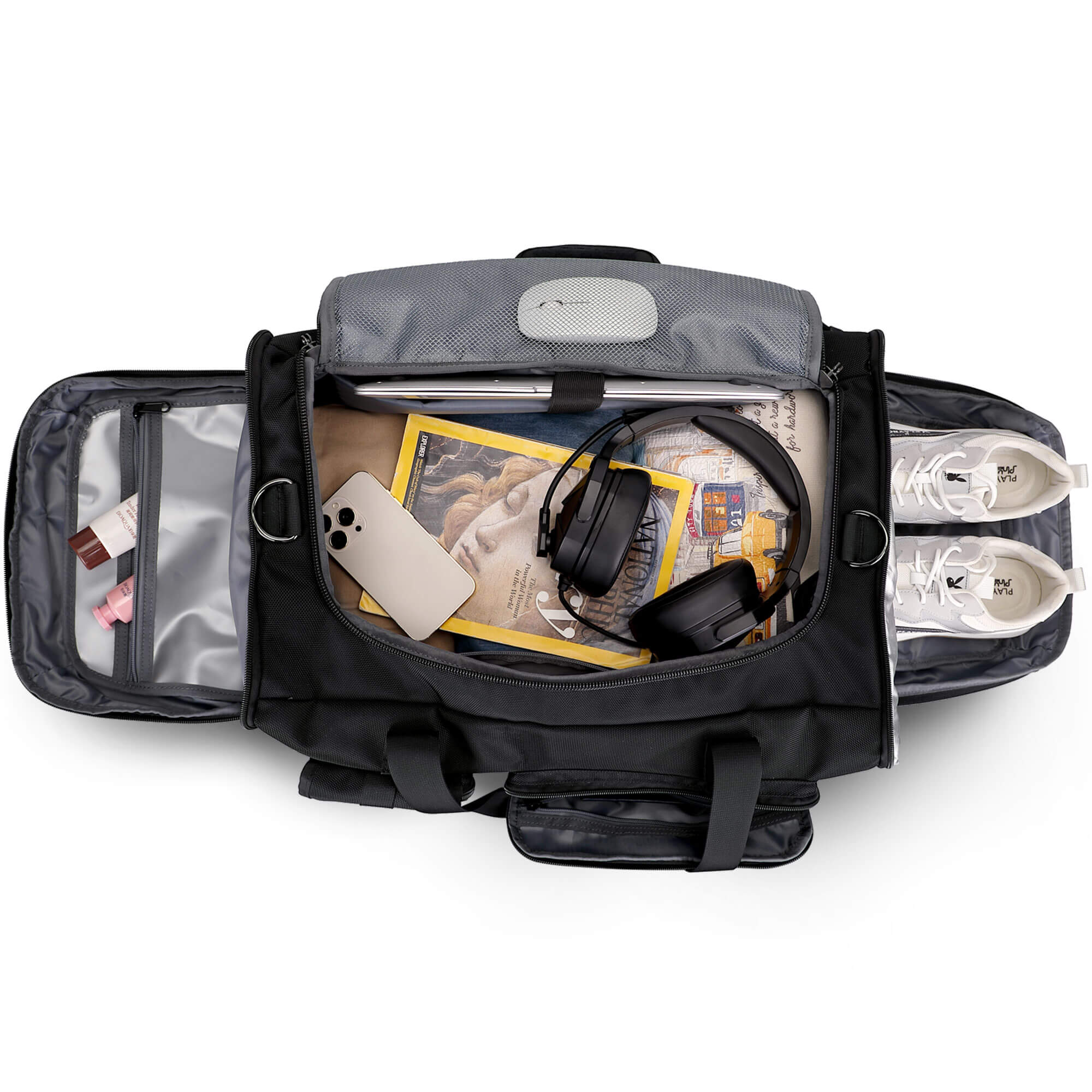 Grands sacs de voyage avec compartiment à chaussures Sac fourre-tout