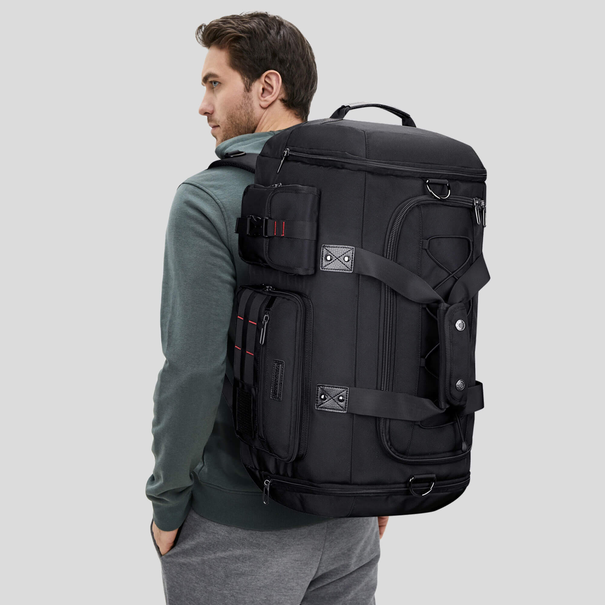 Grands sacs de voyage avec compartiment à chaussures Sac fourre-tout