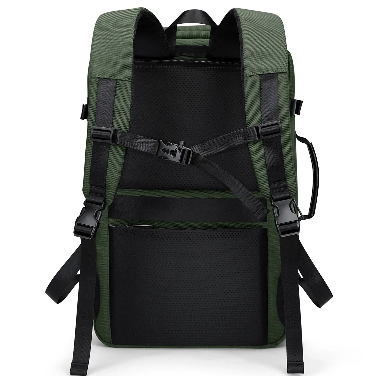 WITZMAN 35L army green travel backpack for men nylon carry on bag back