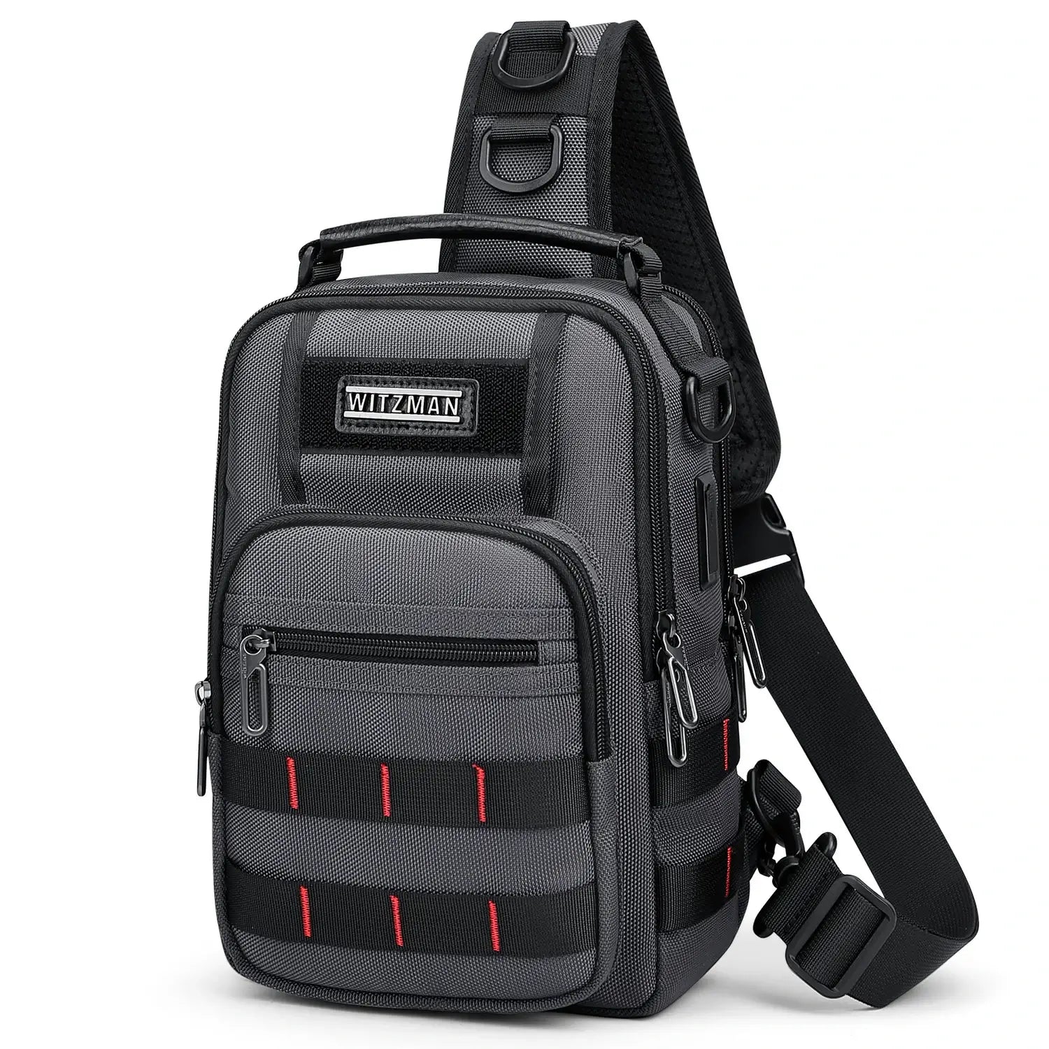 Men’s Nylon Sling Chest Bag Crossbody Casual Daily Bag B730