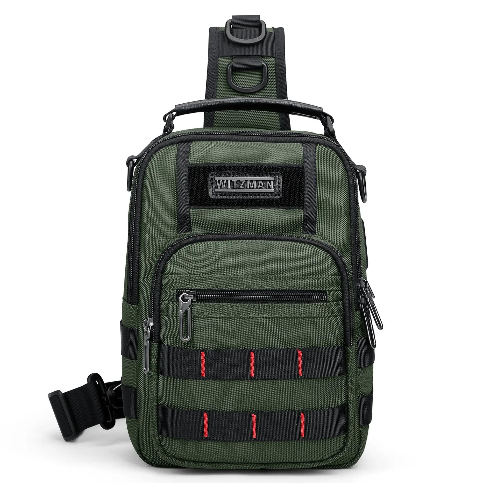 Men’s Nylon Sling Chest Bag Crossbody Casual Daily Bag B730