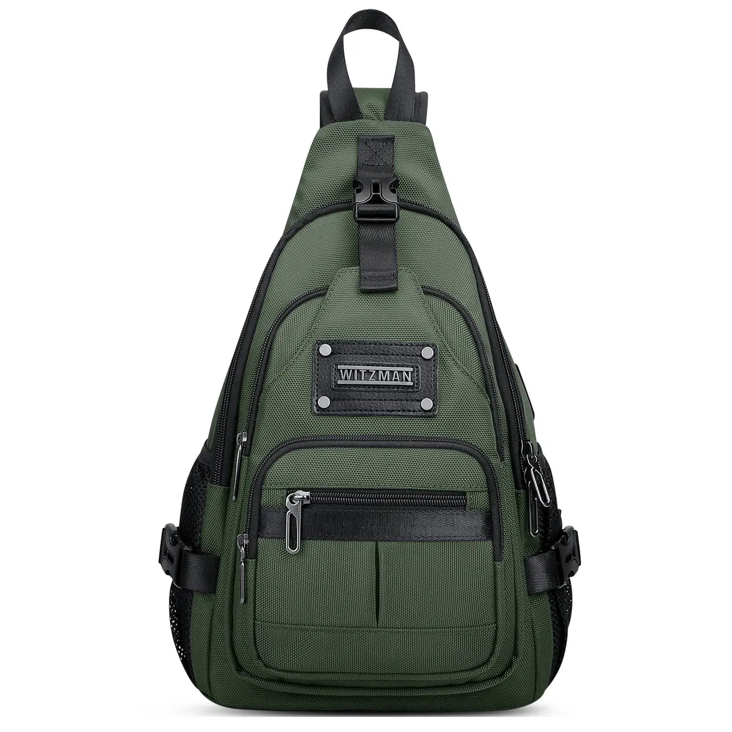 Casual Nylon Chest Bag Triangular Crossbody Sling Bags For Men B735