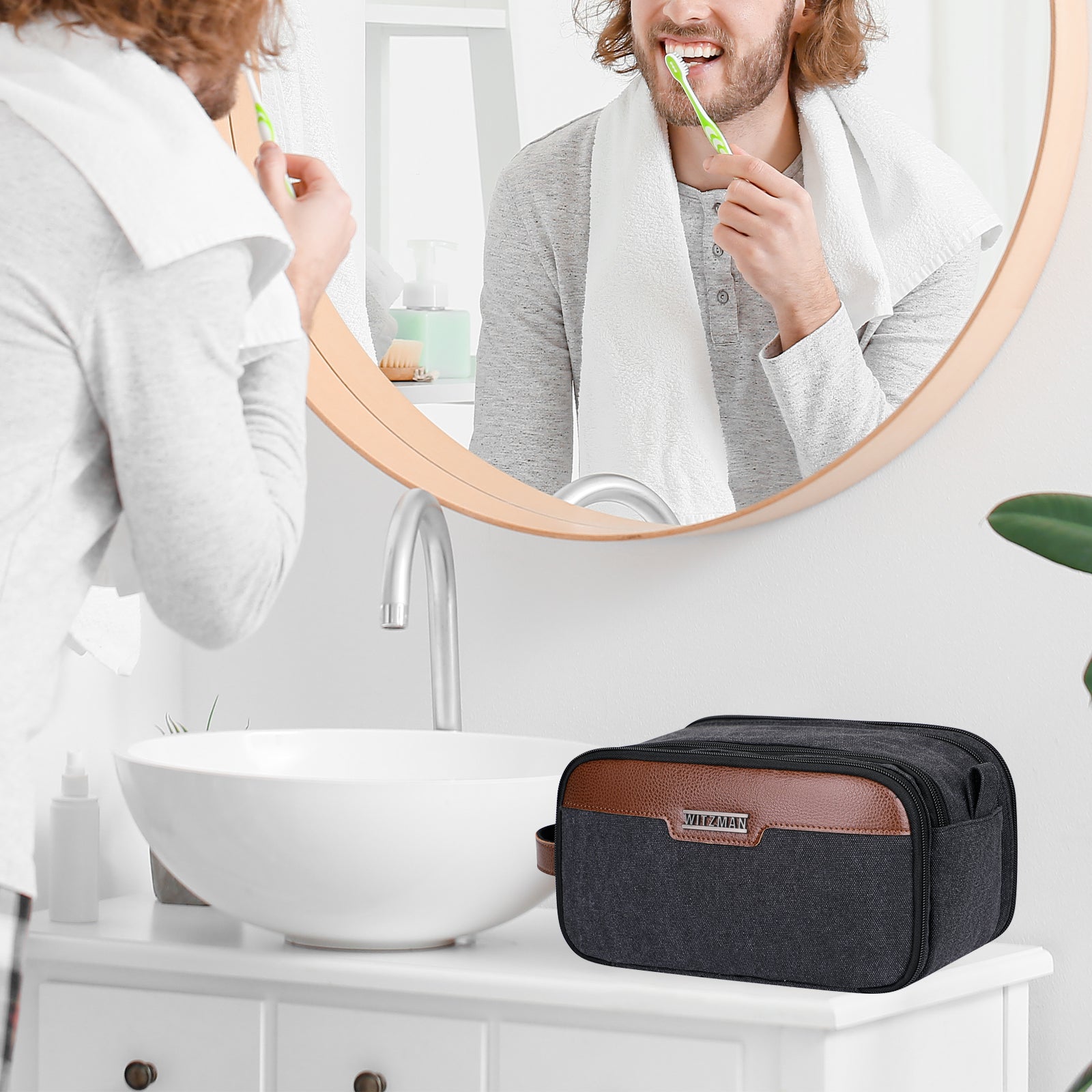 Black Toiletry Bag travel bag