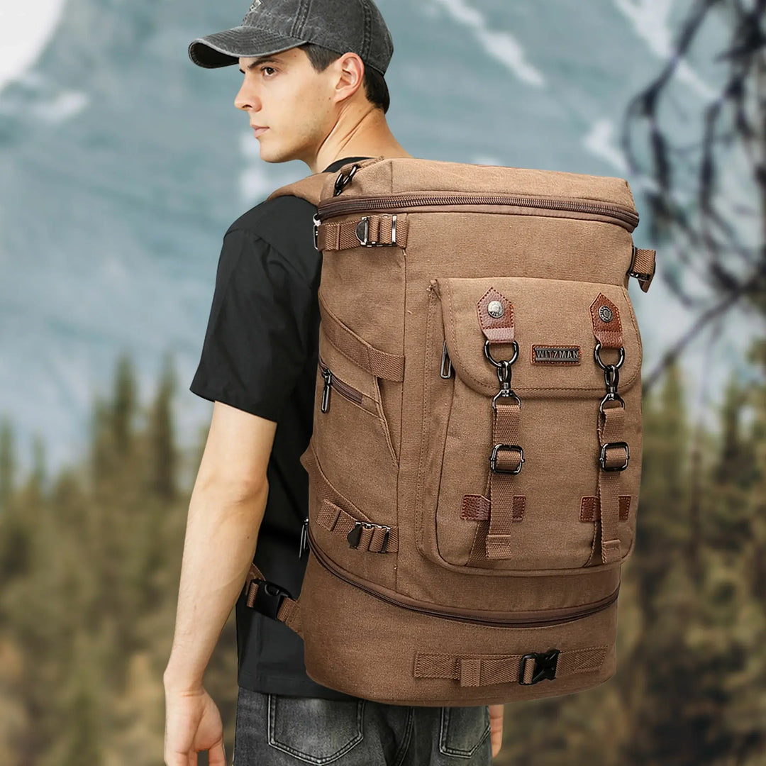 Large Canvas Carry on Travel Backpack