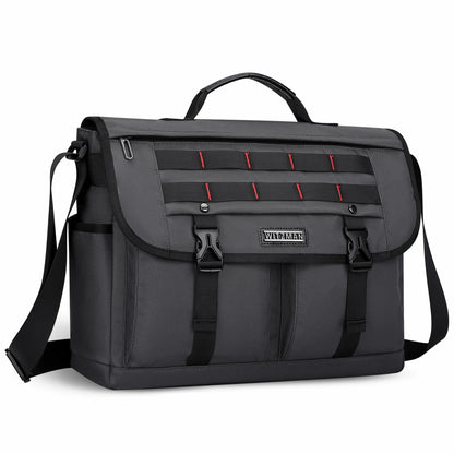 Business travel messenger bag witzman b701 #color_grey