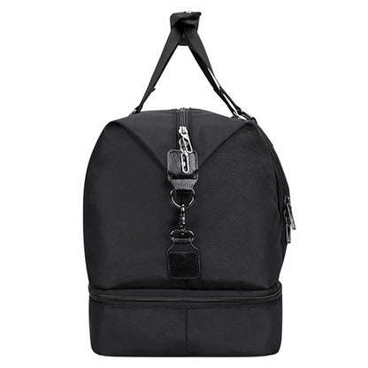 Travel Duffle Bags for Men Weekender Bags With Toiletry Bag Sets black