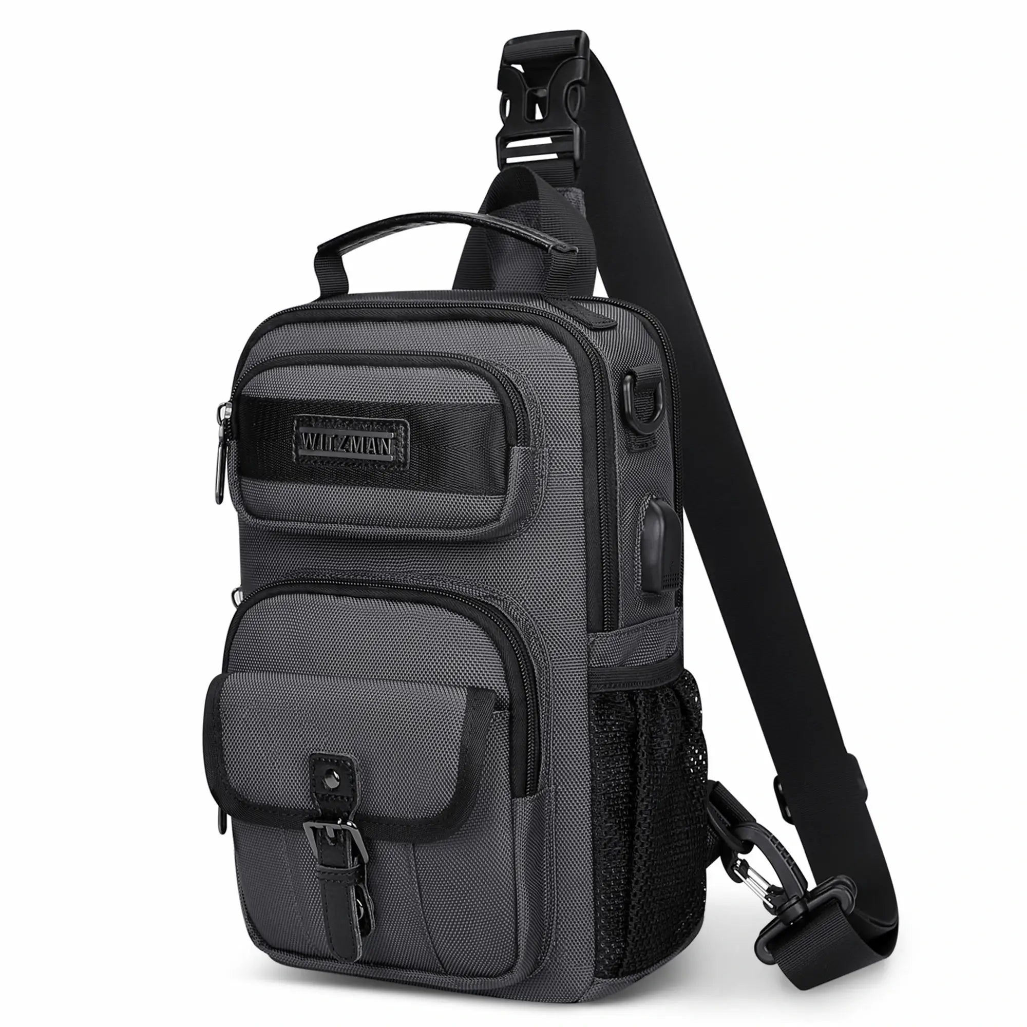 sling bag witzman b698 #color_grey