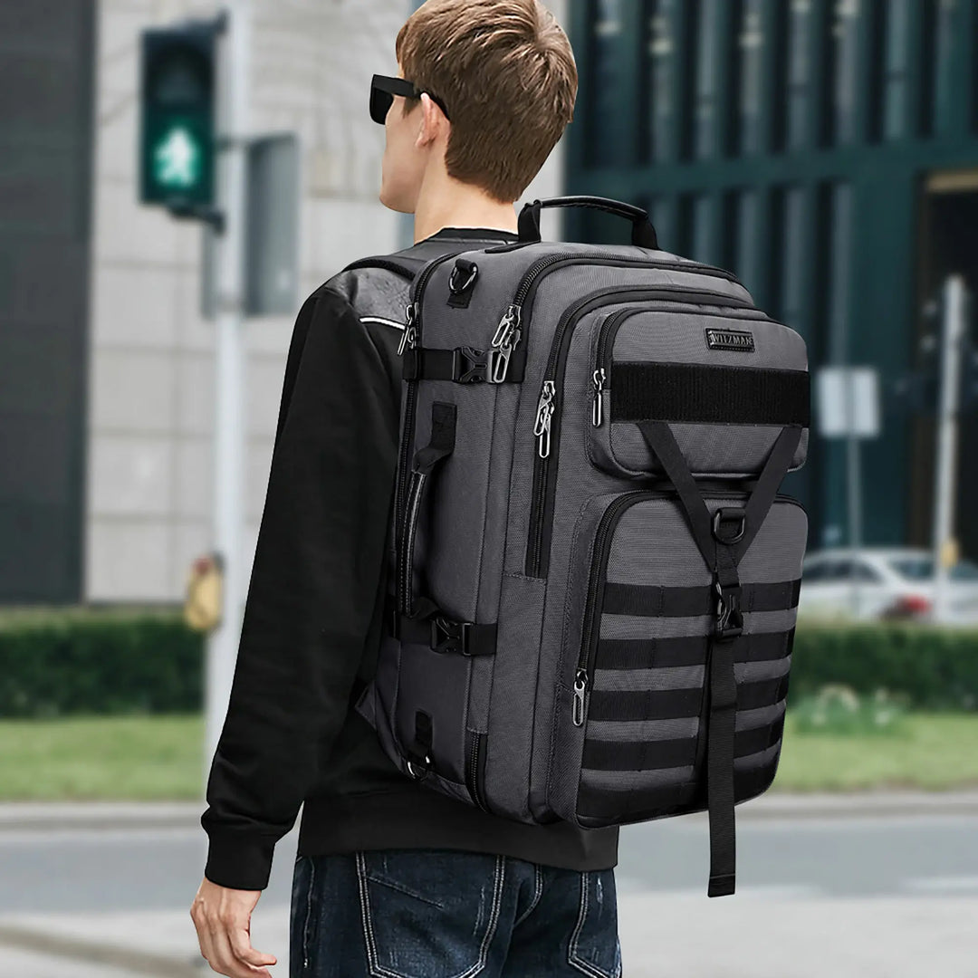 Nylon Backpack for Men Travel Bag Large Luggage Backpack