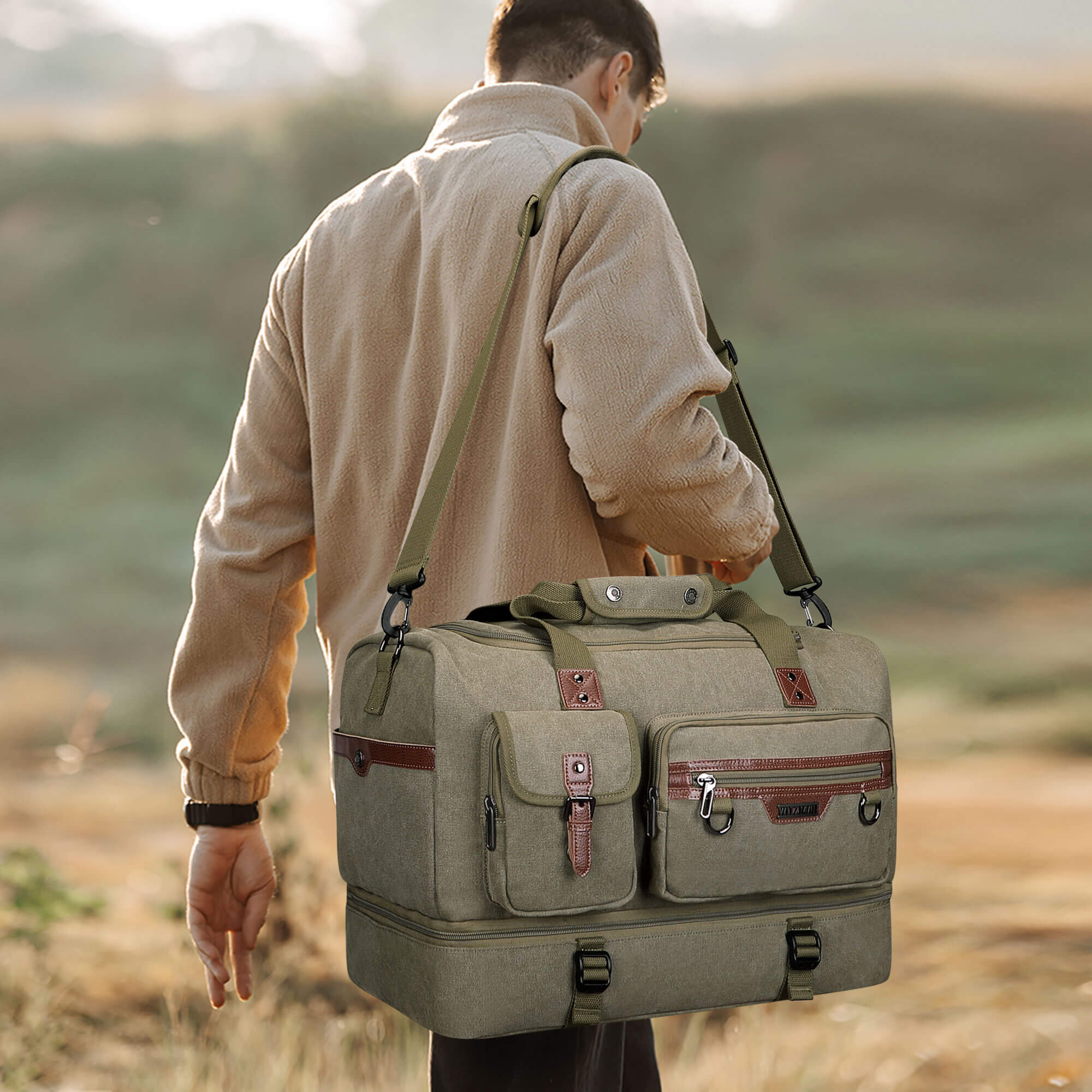 Plambag canvas duffle bag hotsell