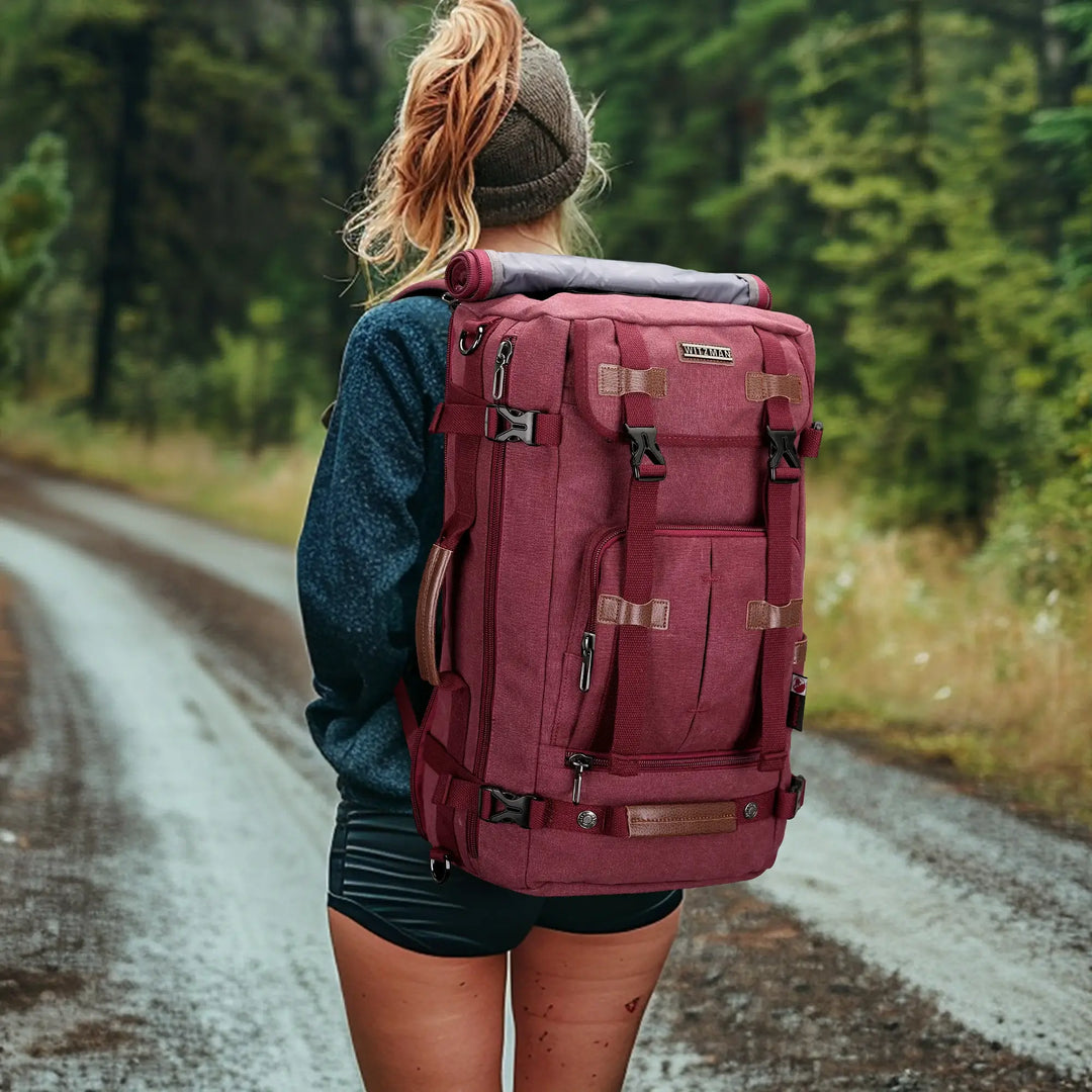 Canvas Backpack Vintage Travel Backpack