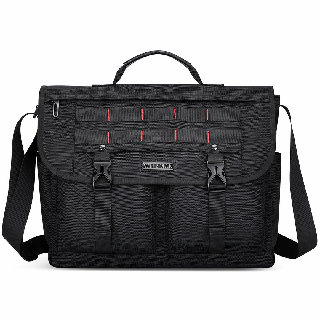 Large black messenger bag online