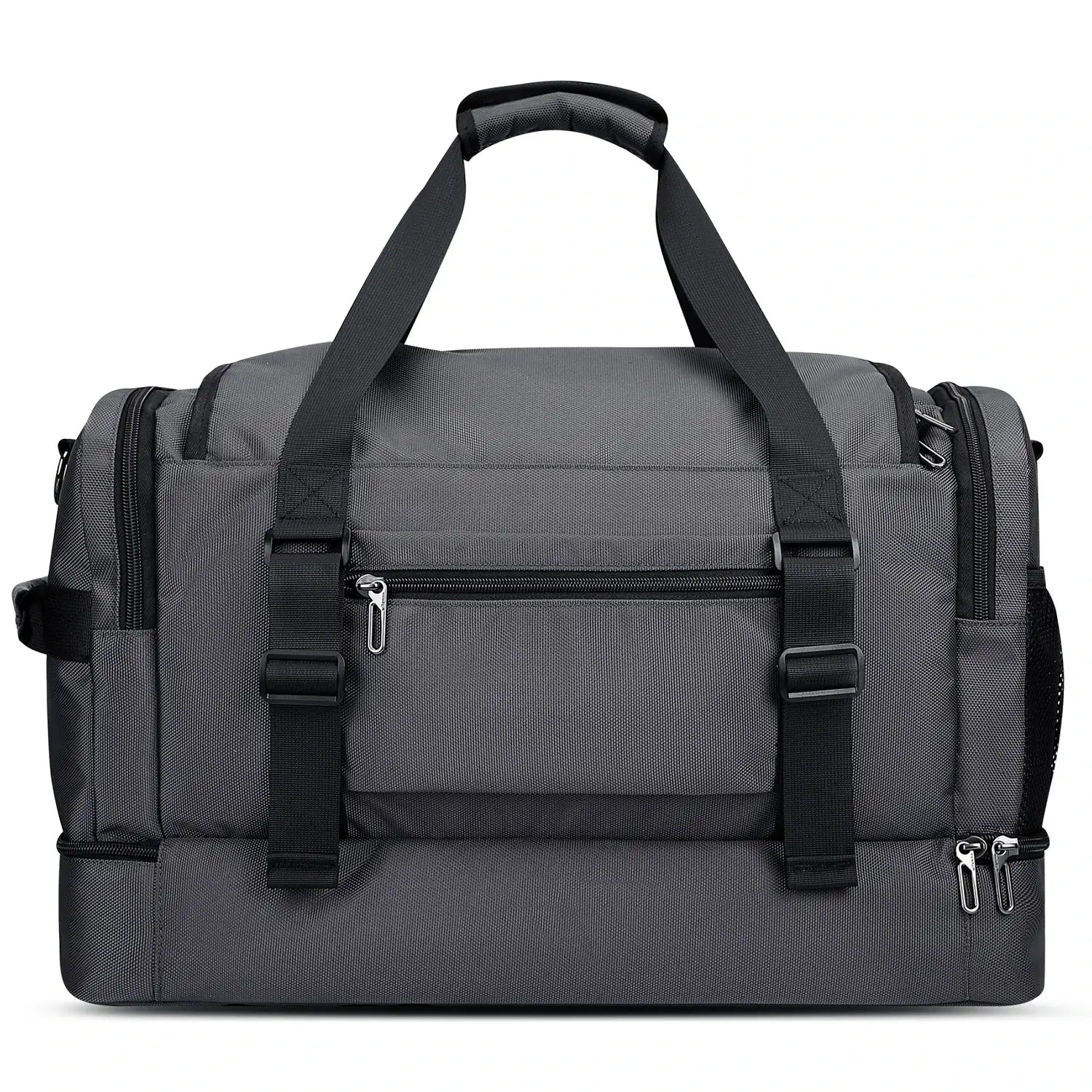 Double-Layer Duffel Bag Modern Split-Level Design with Bottom Shoe Compartment B723