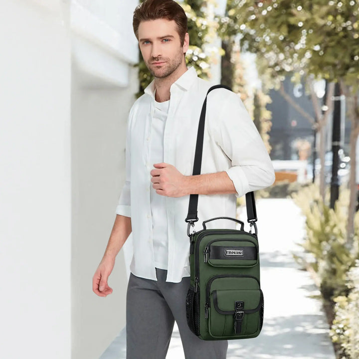 Lightweight Convertible Travel Sling Bag Backpack witzman green bag daily bag for men gym