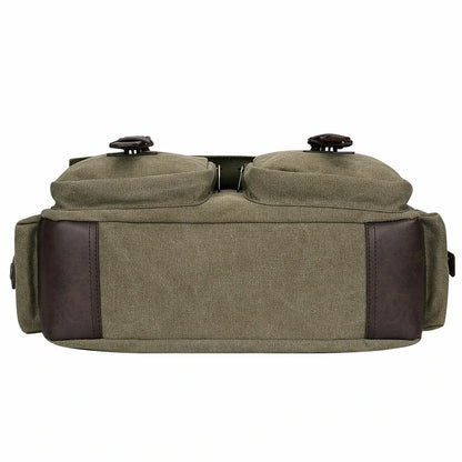 postman bag for men green messenger bag witzman large carry on canvas bag #color_green