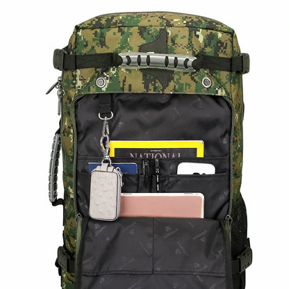 witzman b681 nylon travel backpack for men carry on bag #color_camo