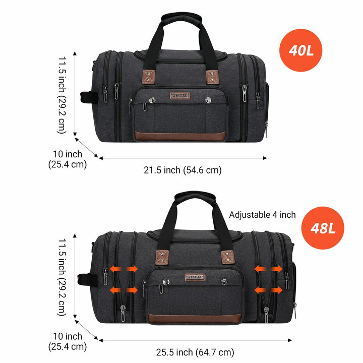 Mens Fashion Large Canvas Travel Duffle Bags