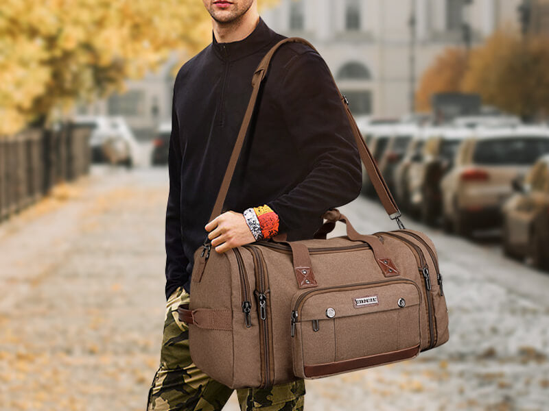 weekend duffel bag for men ,canvas lag tote bag