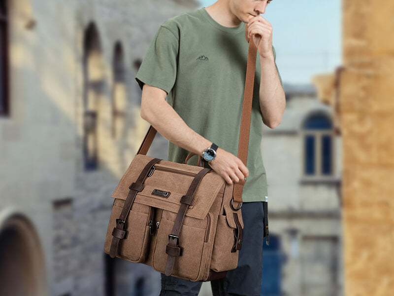 Men s Messenger Bags Explore Classic Vintage Fashion WITZMAN