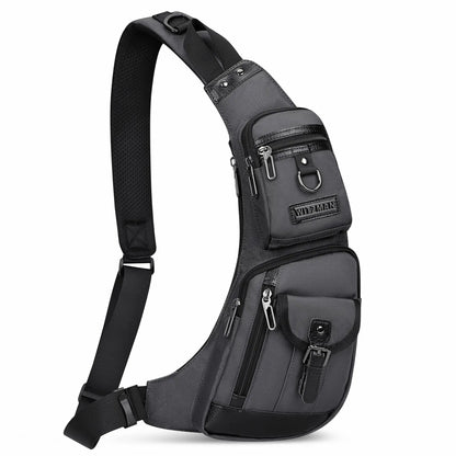 witzman b702 travel sling bag sliver grey