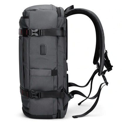 WITZMAN 35L sliver grey travel backpack for men nylon