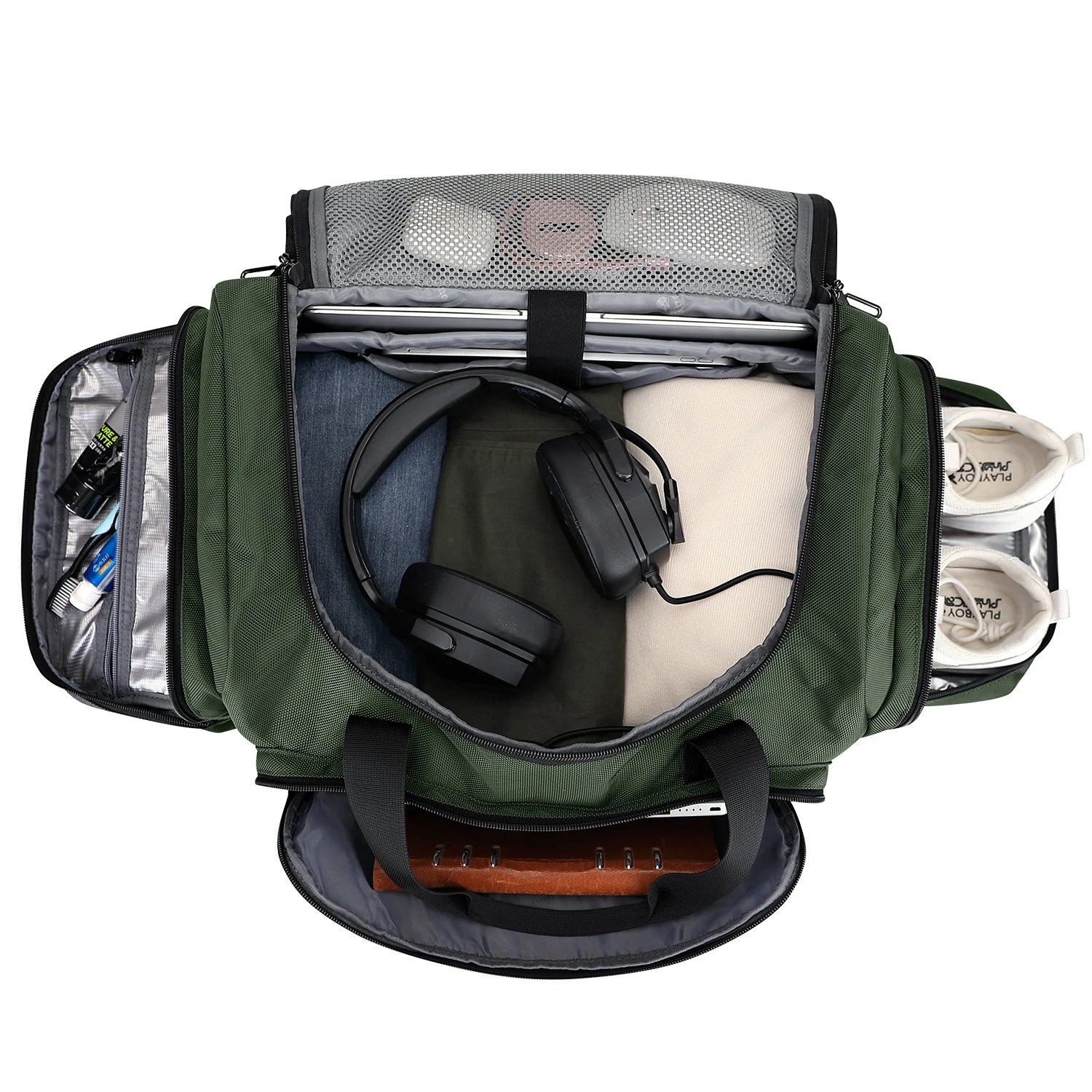 Travel Duffel Bag for Men Nylon Carry On Weekender Bag B719