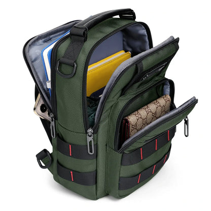 Men’s Nylon Sling Chest Bag Crossbody Casual Daily Bag B730