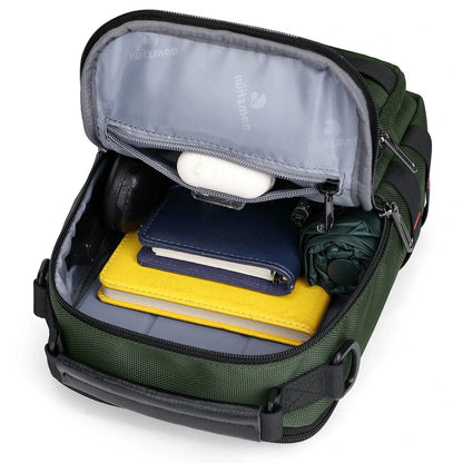 Men’s Nylon Sling Chest Bag Crossbody Casual Daily Bag B730