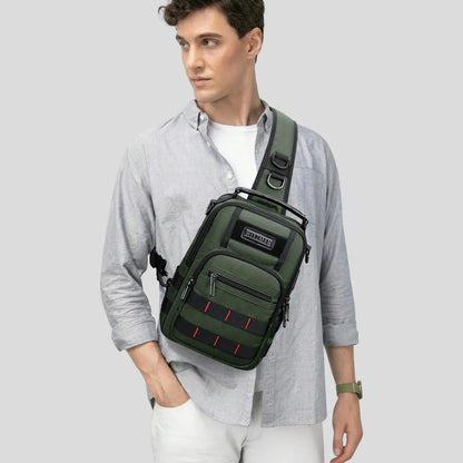 Men’s Nylon Sling Chest Bag Crossbody Casual Daily Bag B730