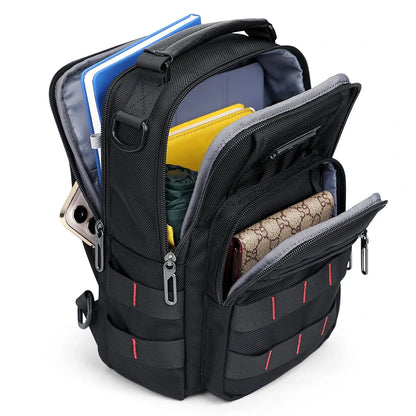 Men’s Nylon Sling Chest Bag Crossbody Casual Daily Bag B730