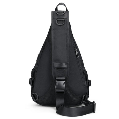 Casual Nylon Chest Bag Triangular Crossbody Sling Bags For Men B735