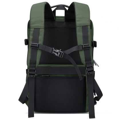 WITZMAN army green nylon travel backpack for men b716